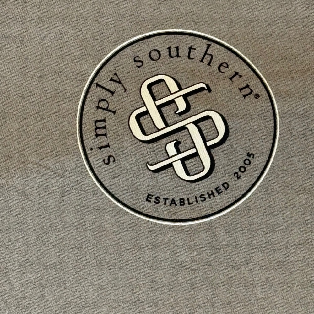 Simply Southern womens Highland Army Green Long Sleeve T-Shirt Large LS-HIGHLAND - Picture 8 of 13